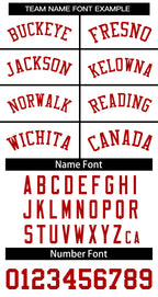 Custom White Red Classic Tops Basketball Jersey