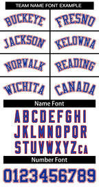 Custom White Royal-White Classic Tops Basketball Jersey