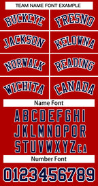 Custom Red Navy-White Classic Tops Basketball Jersey