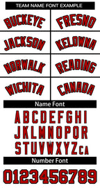 Custom White Red-Black Classic Tops Basketball Jersey