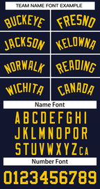 Custom Navy Yellow Classic Tops Basketball Jersey
