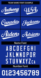 Custom Royal White Classic Tops Basketball Jersey