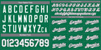 Custom Kelly Green White-Gray Classic Style Authentic Baseball Jersey
