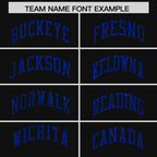 Custom Black Royal Women Basketball Jersey Sequined Dress