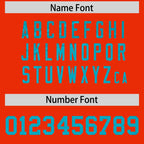 Custom Orange Sky Blue Women Basketball Jersey Sequined Dress