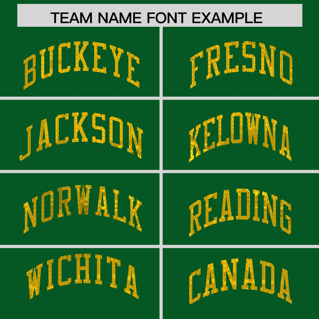 Custom Kelly Green Gold Women Basketball Jersey Sequined Dress