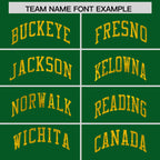 Custom Kelly Green Gold Women Basketball Jersey Sequined Dress