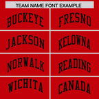 Custom Red Black Women Basketball Jersey Sequined Dress