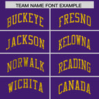 Custom Purple Gold Women Basketball Jersey Sequined Dress