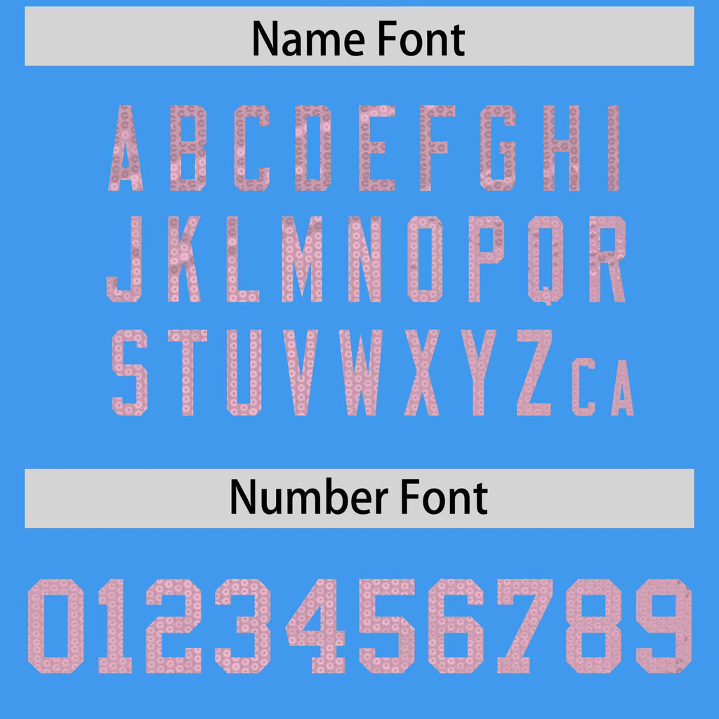 Custom Powder Blue Light Pink Women Basketball Jersey Sequined Dress