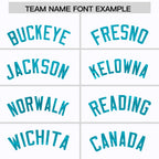 Custom White Sky Blue Women Basketball Jersey Sequined Dress