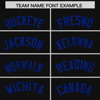 Custom Black Royal Women Basketball Jersey Sequined Dress