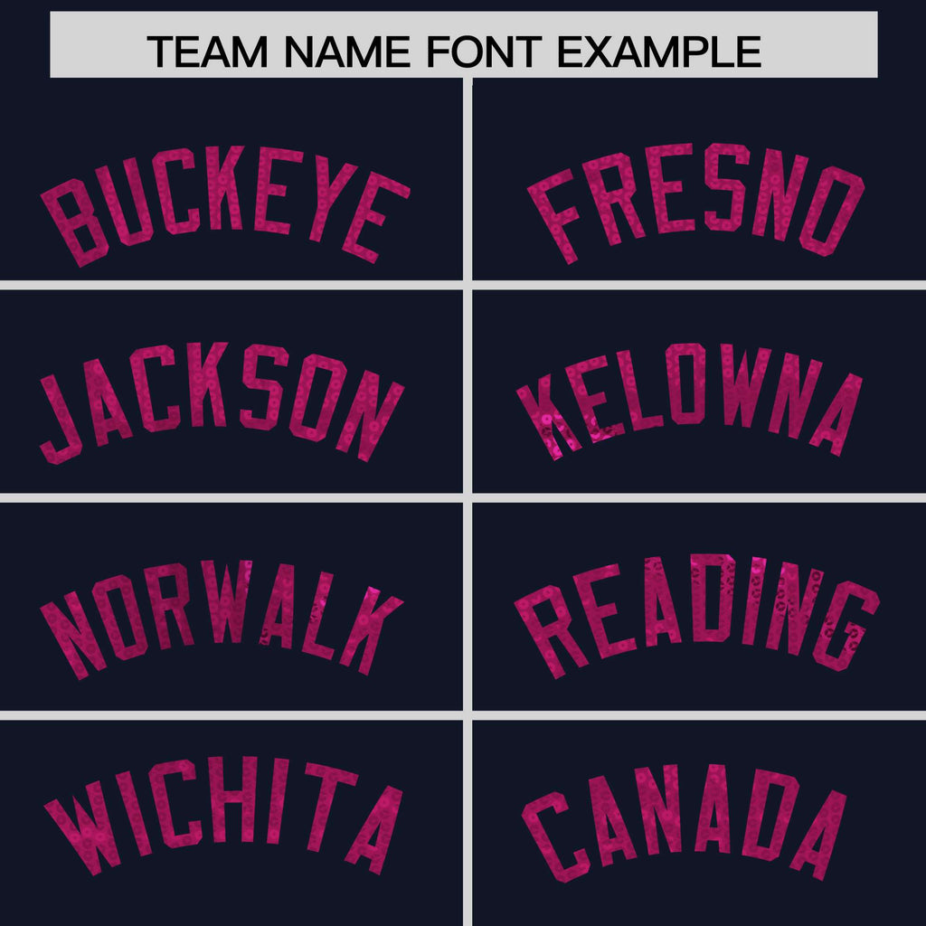 Custom Navy Pink Women Basketball Jersey Sequined Dress