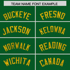 Custom Kelly Green Gold Women Basketball Jersey Sequined Dress