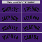 Custom Purple Black Women Basketball Jersey Sequined Dress