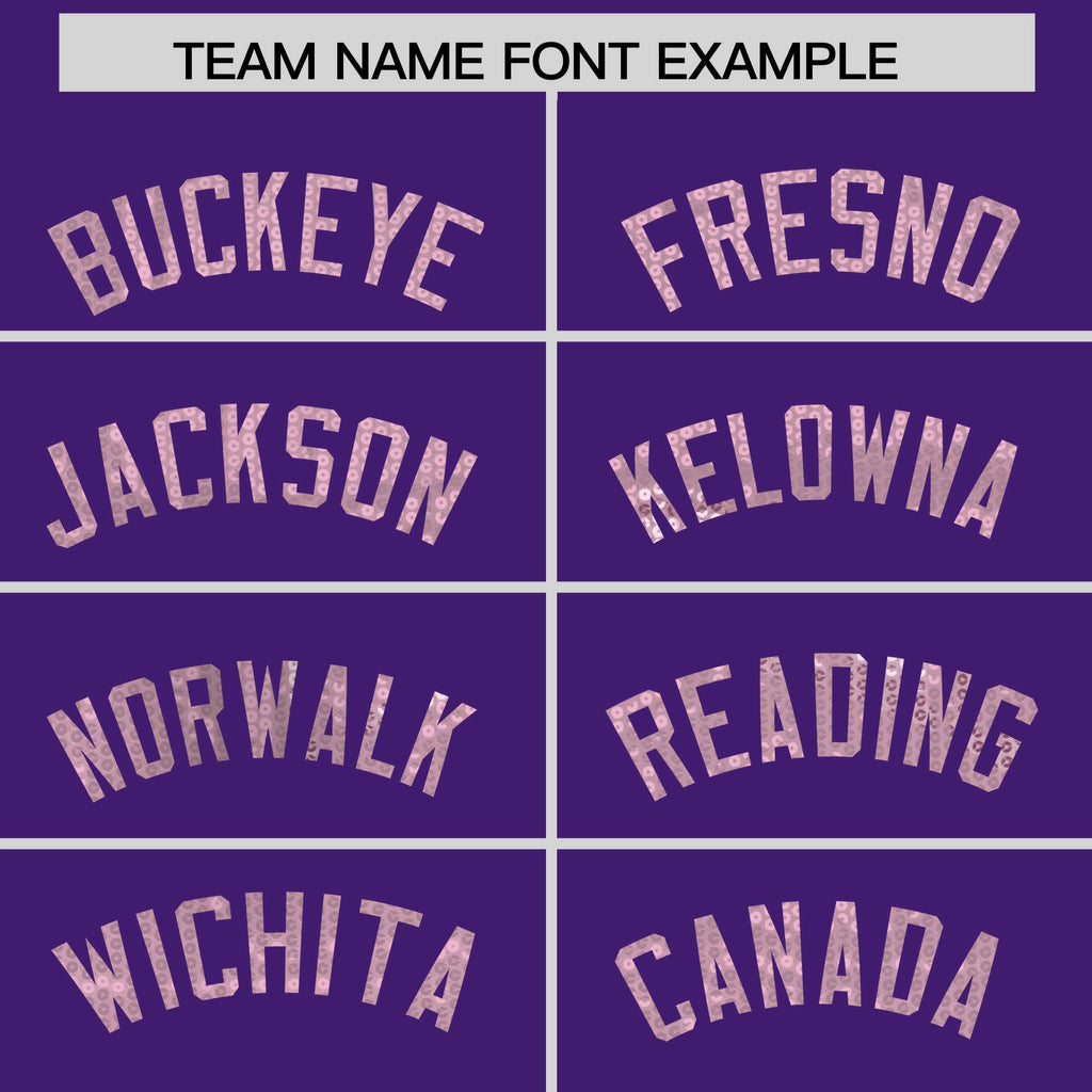 Custom Purple Light Pink Women Basketball Jersey Sequined Dress