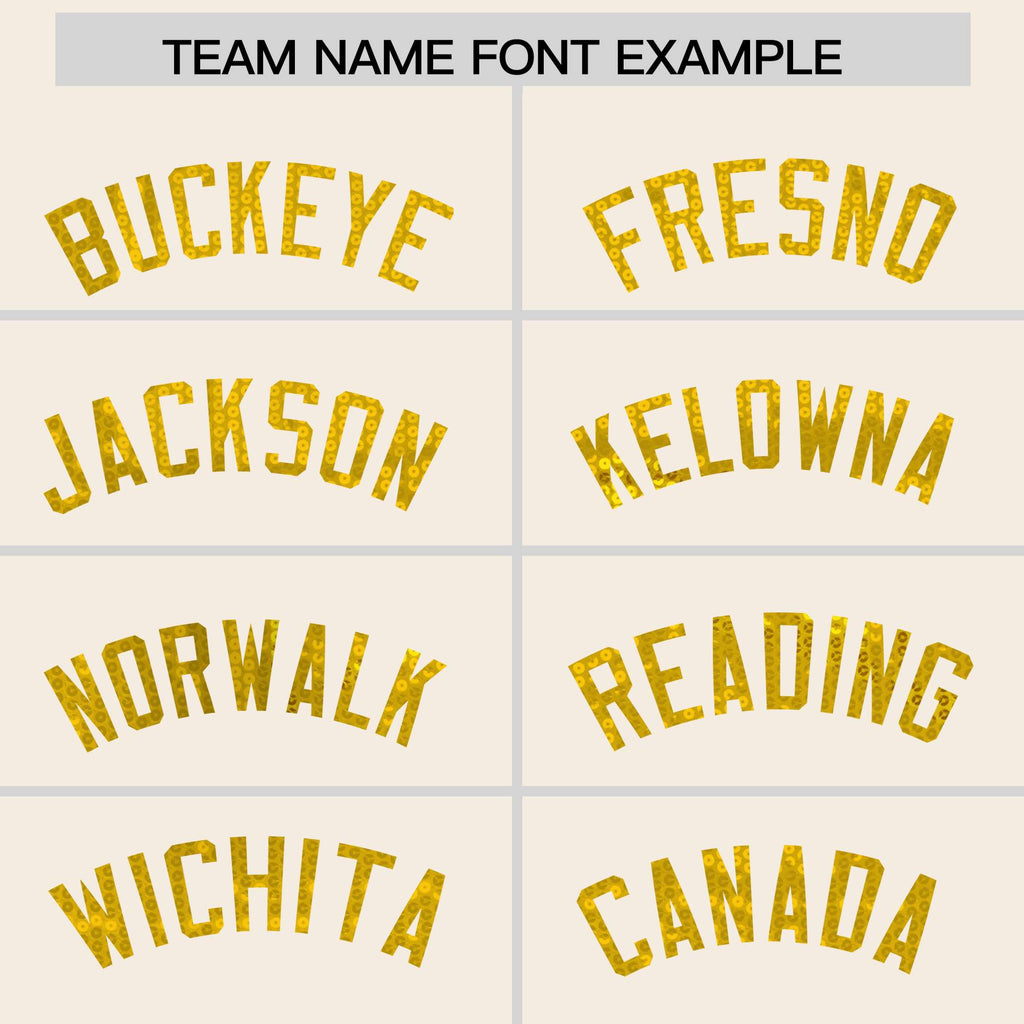 Custom Cream Gold Women Basketball Jersey Sequined Dress