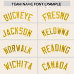 Custom Cream Gold Women Basketball Jersey Sequined Dress