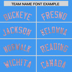 Custom Powder Blue Light Pink Women Basketball Jersey Sequined Dress