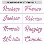 Custom White Light Pink Women Basketball Jersey Sequined Dress