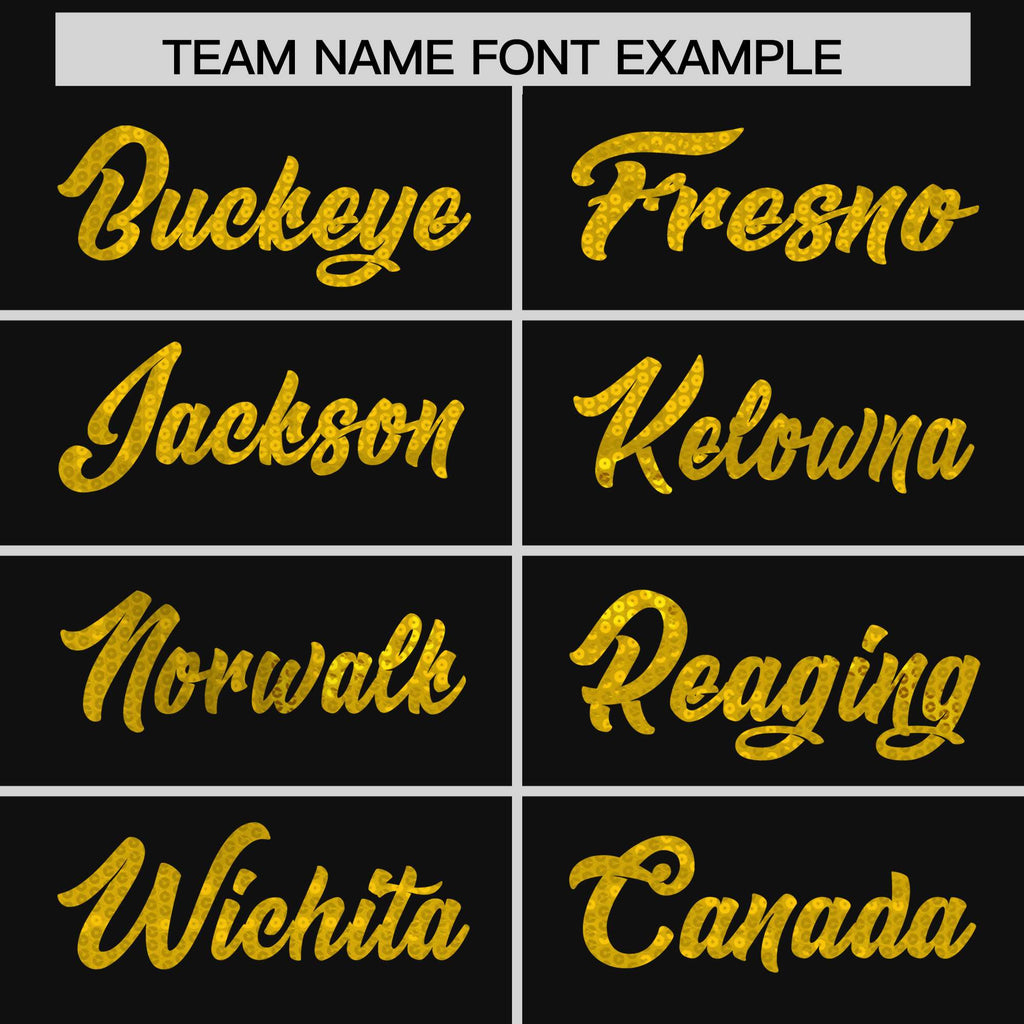 Custom Black Gold Women Basketball Jersey Sequined Dress