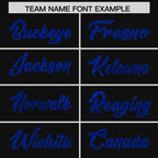 Custom Black Royal Women Basketball Jersey Sequined Dress