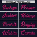 Custom Navy Pink Women Basketball Jersey Sequined Dress