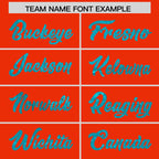 Custom Orange Sky Blue Women Basketball Jersey Sequined Dress