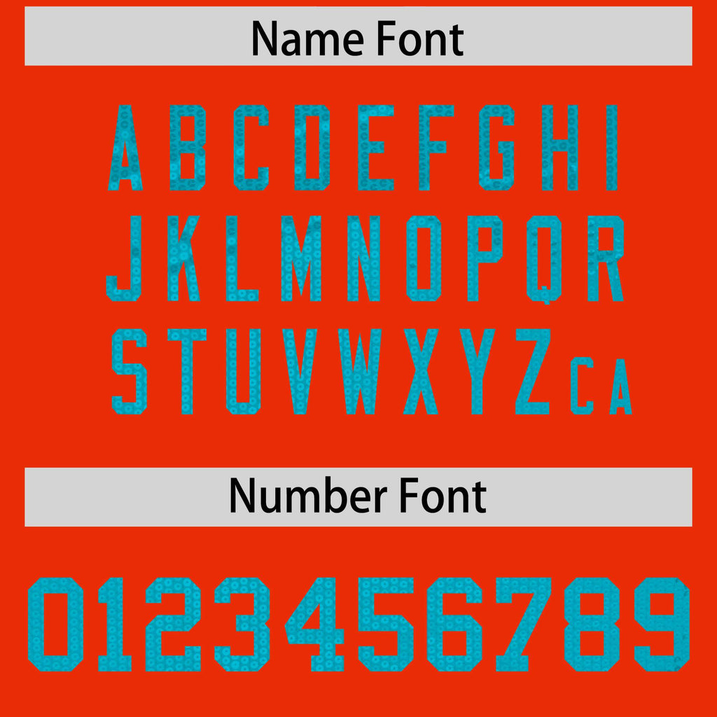 Custom Orange Sky Blue Women Basketball Jersey Sequined Dress