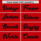 Custom Red Black Women Basketball Jersey Sequined Dress