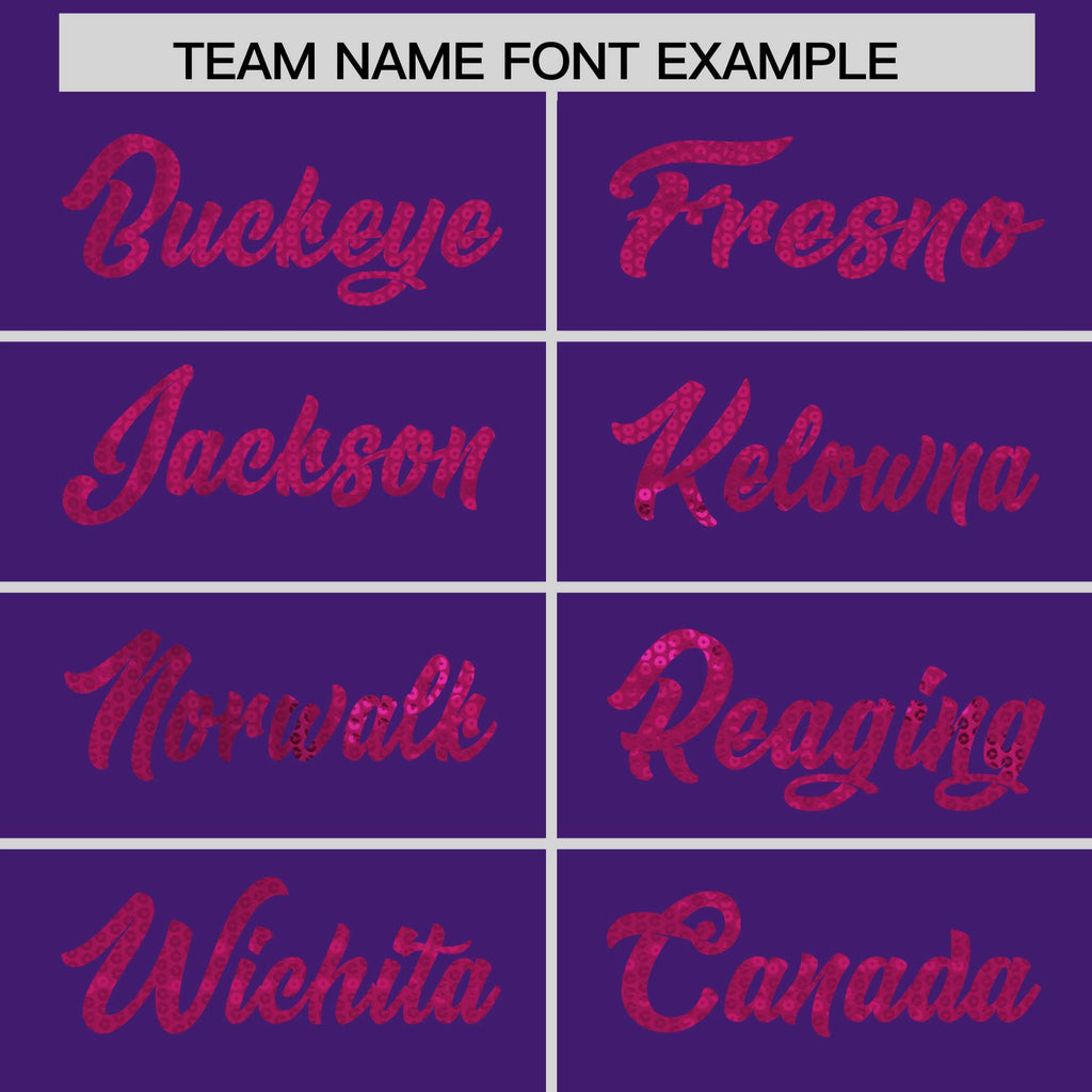 Custom Purple Pink Women Basketball Jersey Sequined Dress