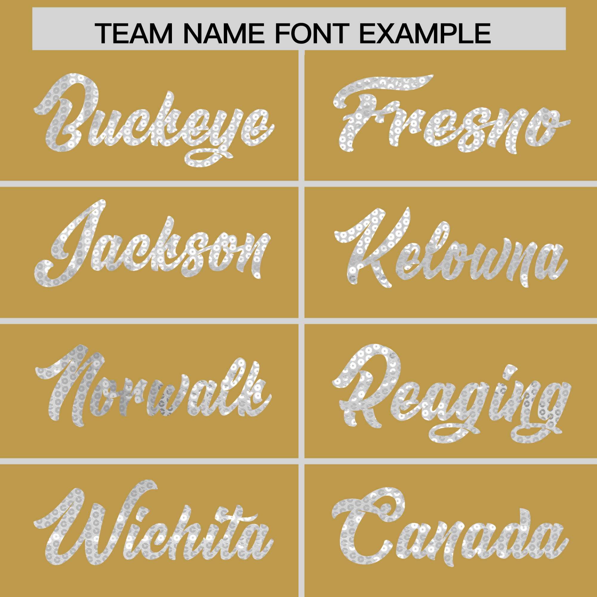 Custom Old Gold White Women Basketball Jersey Sequined Dress