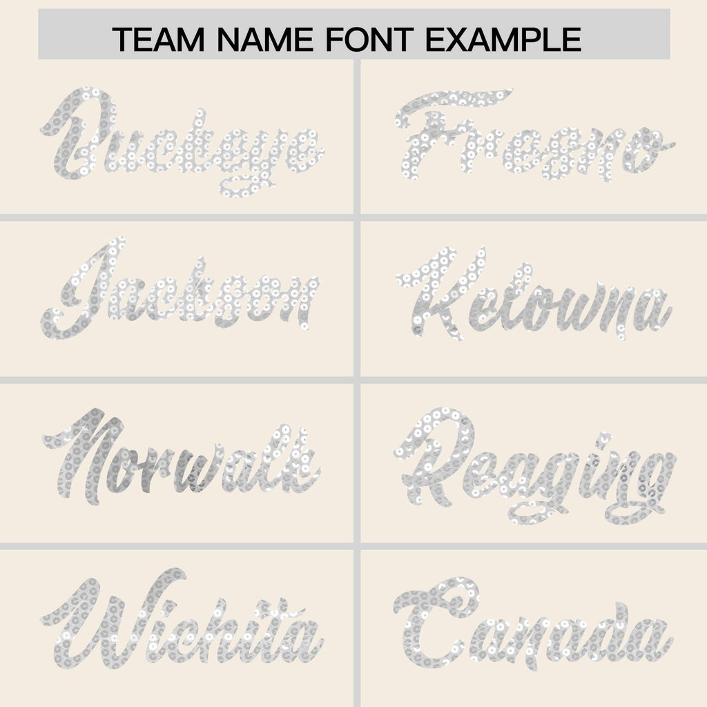 Custom Cream White Women Basketball Jersey Sequined Dress