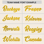 Custom Cream Gold Women Basketball Jersey Sequined Dress