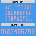 Custom Powder Blue Light Pink Women Basketball Jersey Sequined Dress