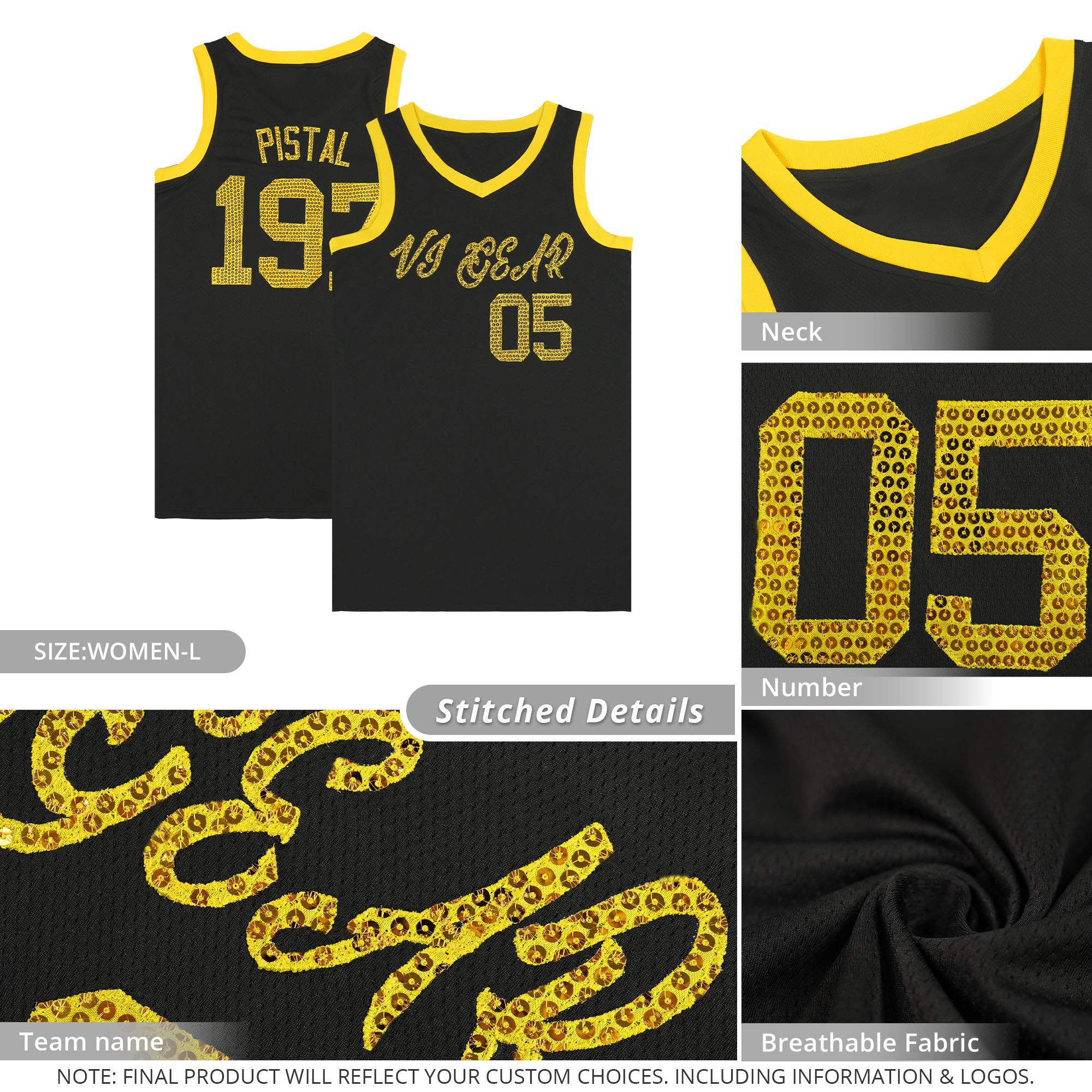 Custom Purple Sequined Tops Athletic Basketball Jersey