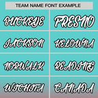 Custom Light Green Light Red Gradient Fashion Tops Mesh Basketball Jersey For Women