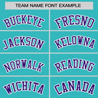 Custom Purple Aqua Color Block Fashion Tops Mesh Basketball Jersey For Women