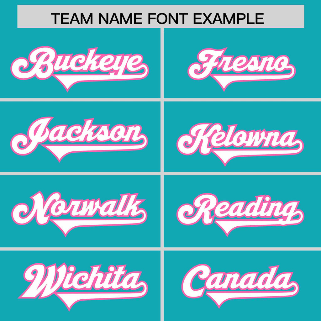 Custom Aqua Personalized Classic Authentic Football Jersey