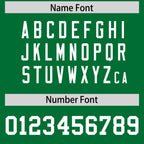 Custom Black Kelly Green Raglan Sleeves Side Blocks Pattern Authentic Football Jersey