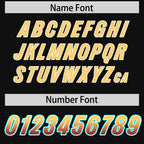 Custom Black Khaki and Cardinal Sides Gradient Fashion Personalized Team Football Jersey