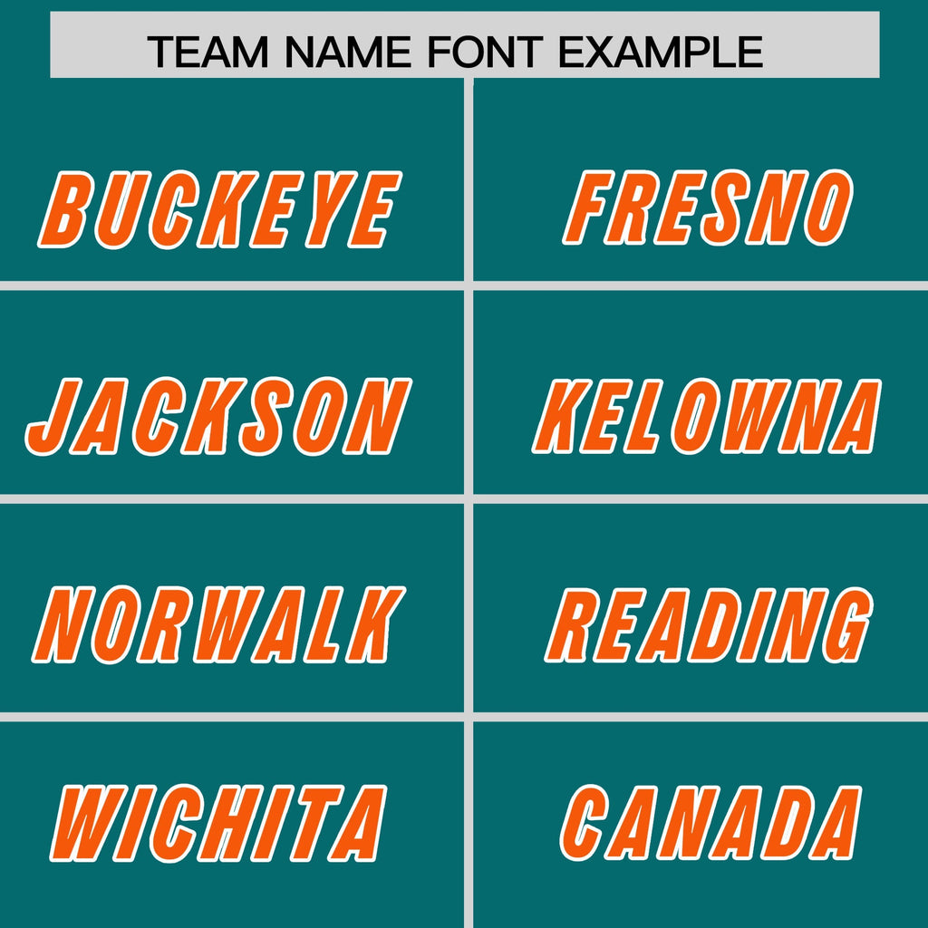 Custom Aqua Gold Sides Gradient Fashion Personalized Team Football Jersey