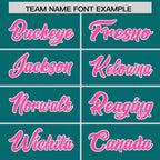 Custom Aqua Gold Sides Gradient Fashion Personalized Team Football Jersey