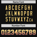 Custom Black Khaki and Cardinal Sides Gradient Fashion Personalized Team Football Jersey