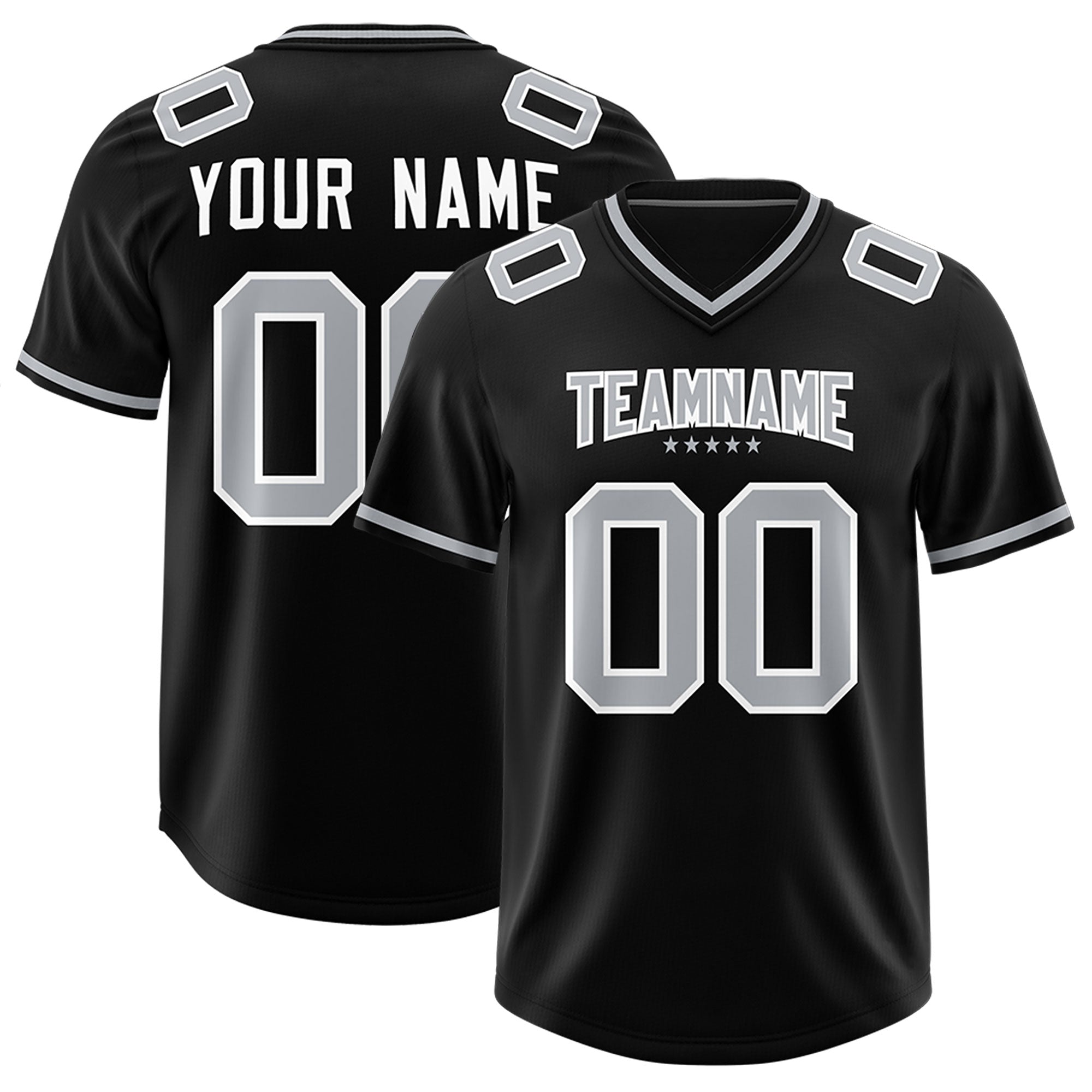 Custom Black Classic Style American Football Jerseys