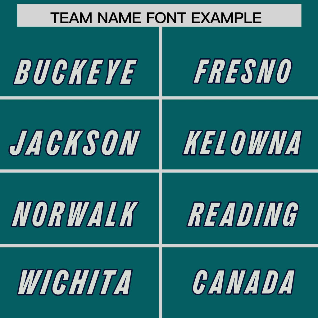 Custom Aqua Gray Personalized Star Pattern Raglan Sleeves Authentic Football Jersey