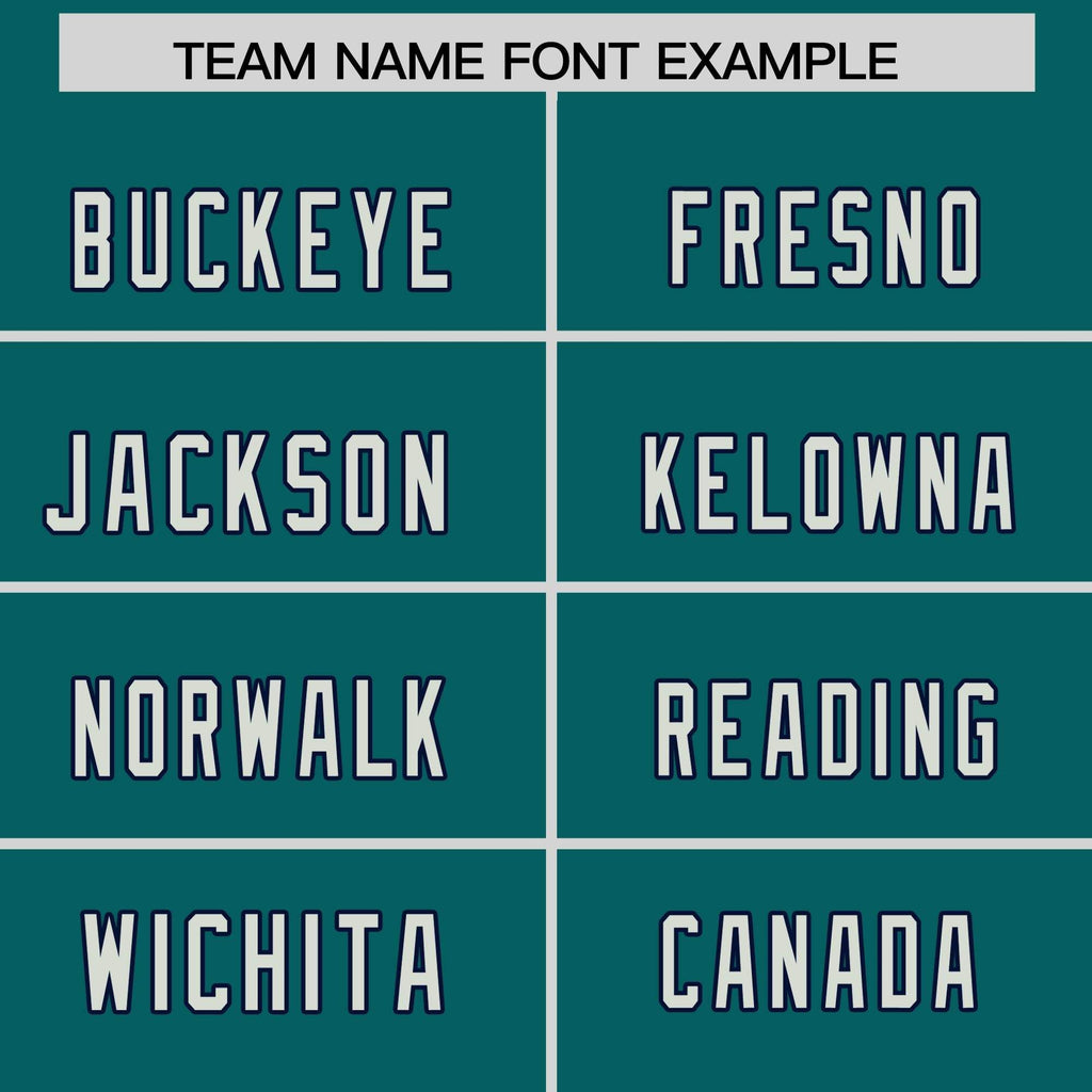 Custom Aqua Gray Personalized Star Pattern Raglan Sleeves Authentic Football Jersey