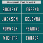 Custom Aqua Gray Personalized Star Pattern Raglan Sleeves Authentic Football Jersey