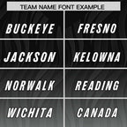 Custom Black Gray Gradient Fashion Outdoor Authentic Football Jersey