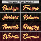 Custom Black Cardinal Gradient Fashion Outdoor Authentic Football Jersey